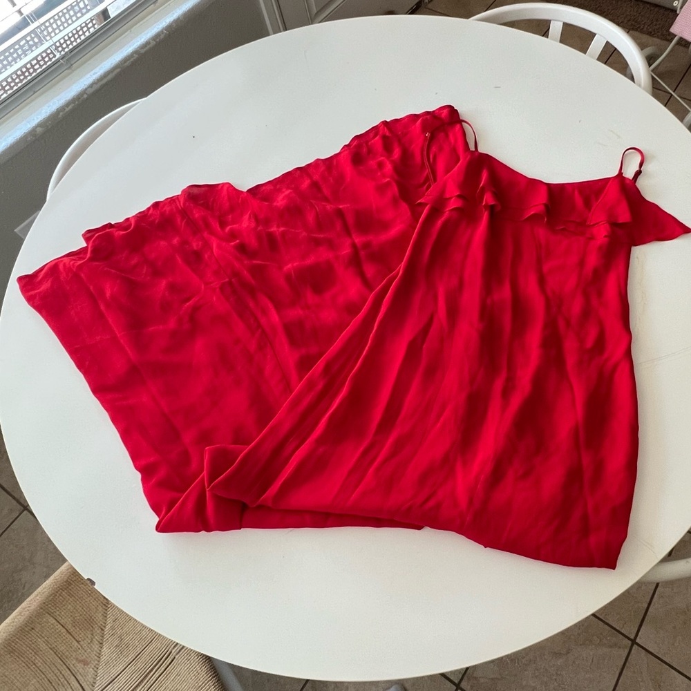 Reformation RED gertrude dress new with tags size 2